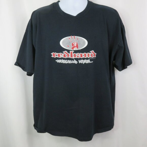 Redhand Underground Apparel T-Shirt Size 2XL MMIW NMSS Native American Red Hand - Picture 3 of 8